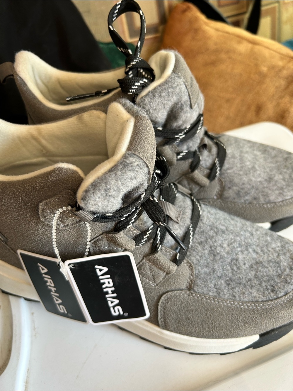 Grey Woman’s  Lightweight Ankle Boots